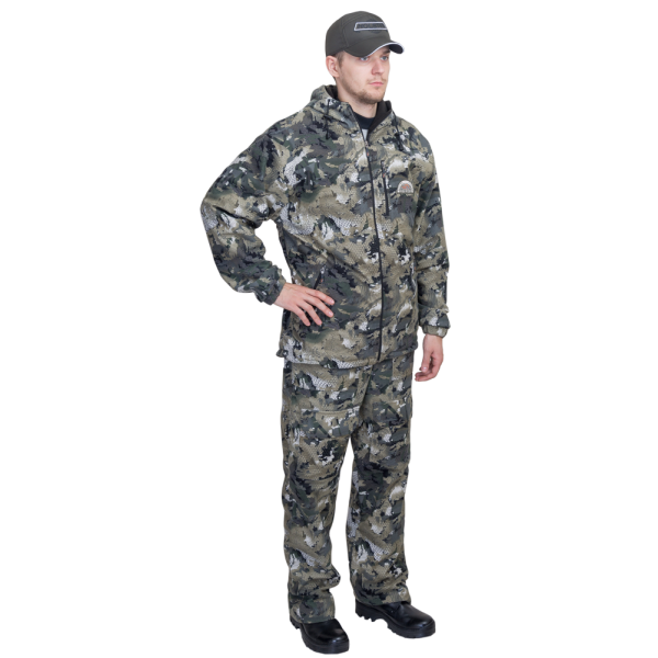 Демисезонный костюм Хольстер Скаут утепленный / мембранное трикотажное полотно / соты серые в Симферополе