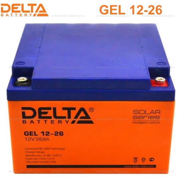 Аккумуляторная батарея Delta GEL 12-26 в Симферополе